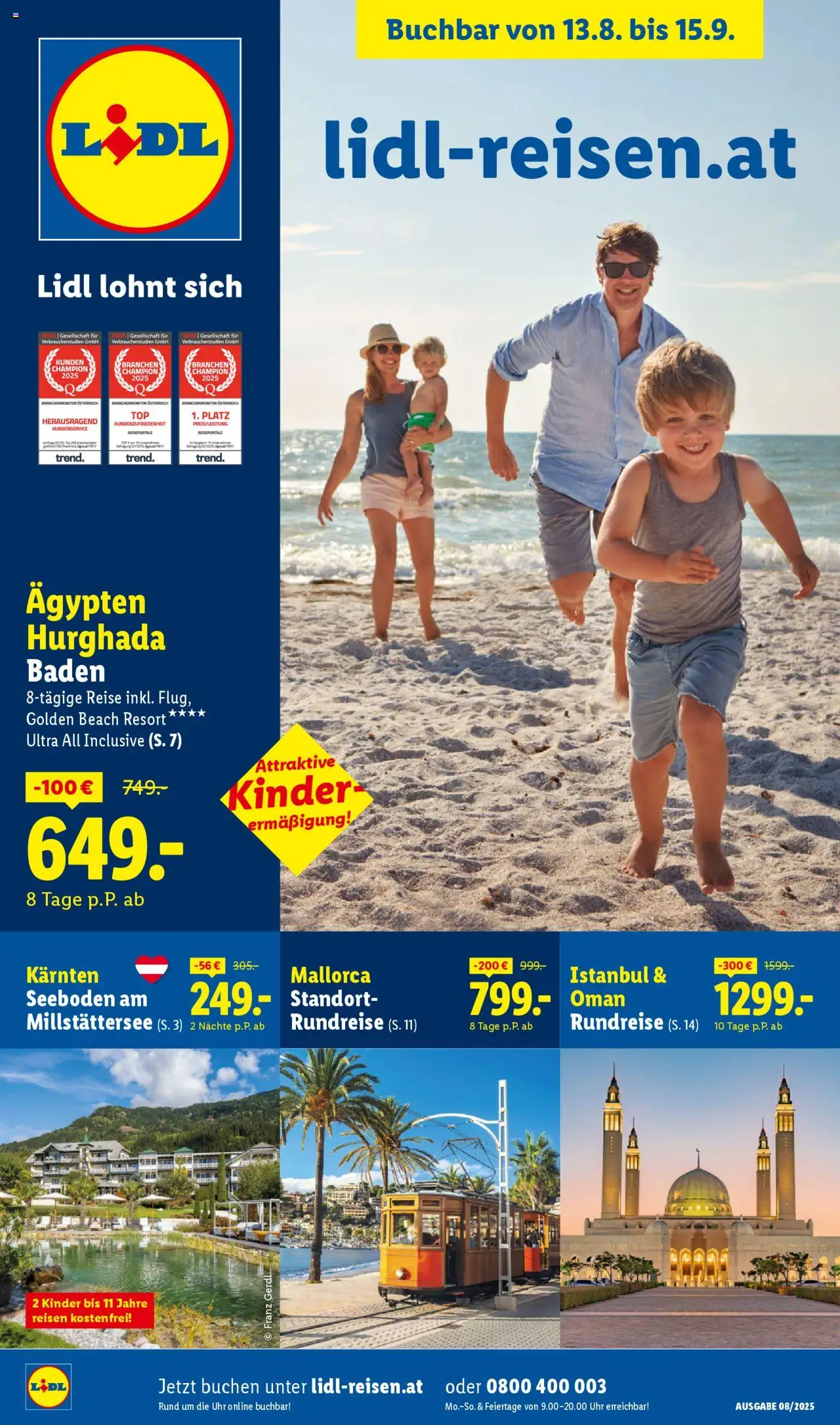  LIDL Flugblatt ab 13.08.2025 - Angebote "Lohnt Sich" - Seite 1
