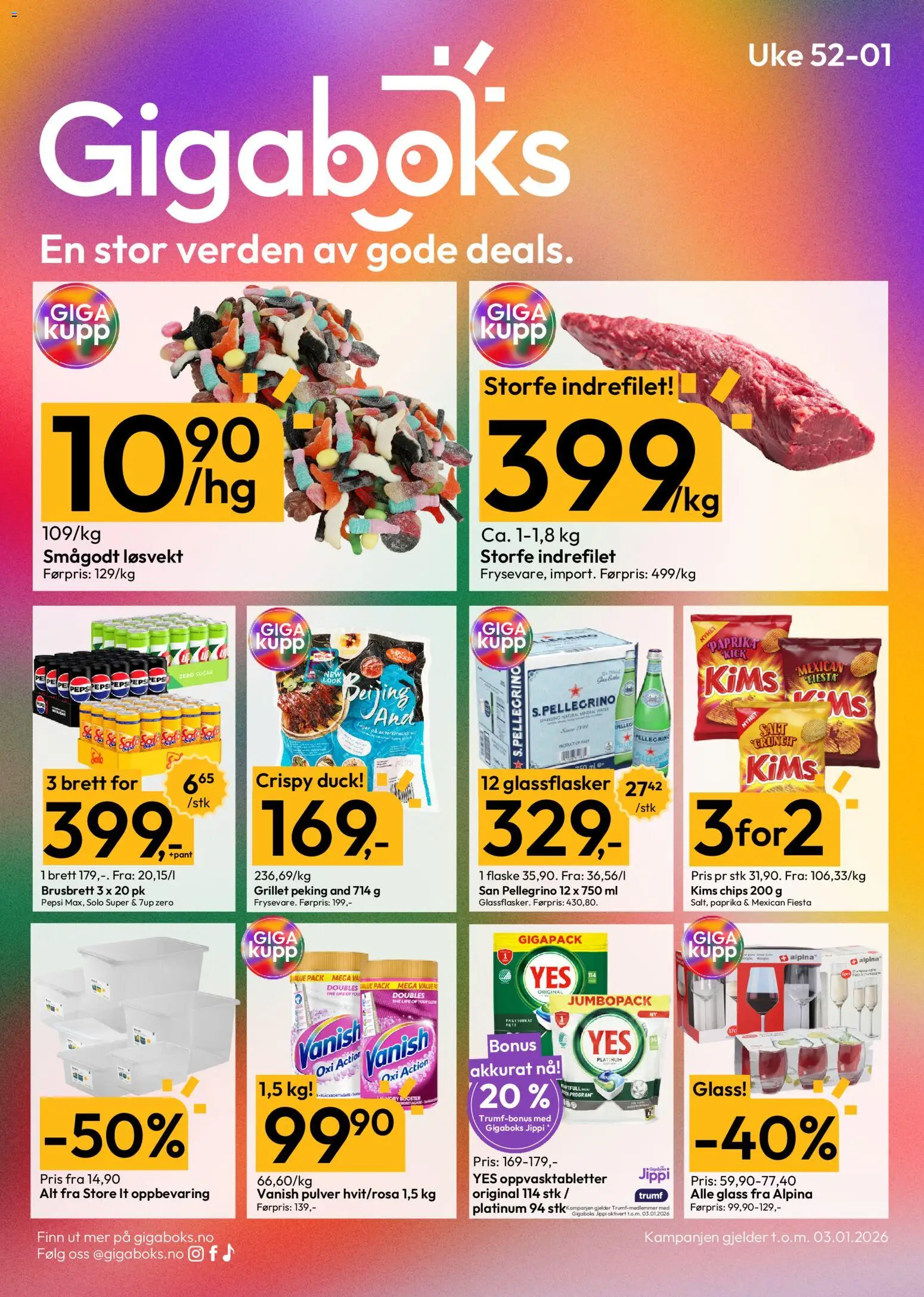 Forhåndsvis Kundeavis fra butikk Gigaboks gyldig fra 29/12/2025