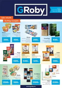 G'Roby - Akciós újság G'Roby megtekintése, amely érvényes 2025.12.11.-től