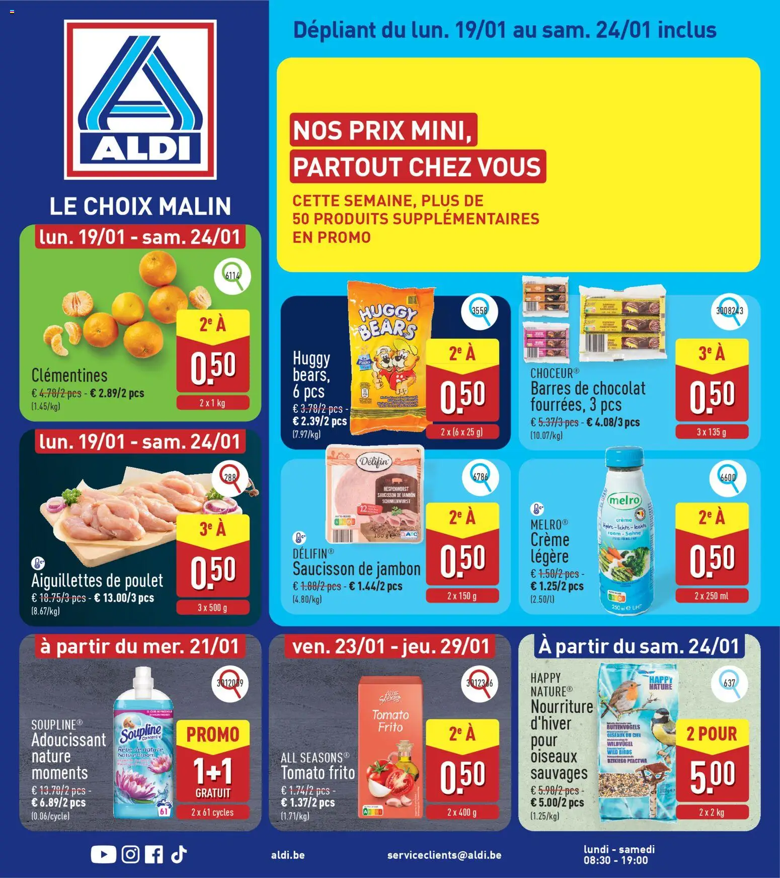 Voorbeeld van Folder de la semaine 3 van winkel Aldi geldig vanaf 19/01/2026