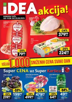 Pregled Idea kataloga - važi od 14.08.2025