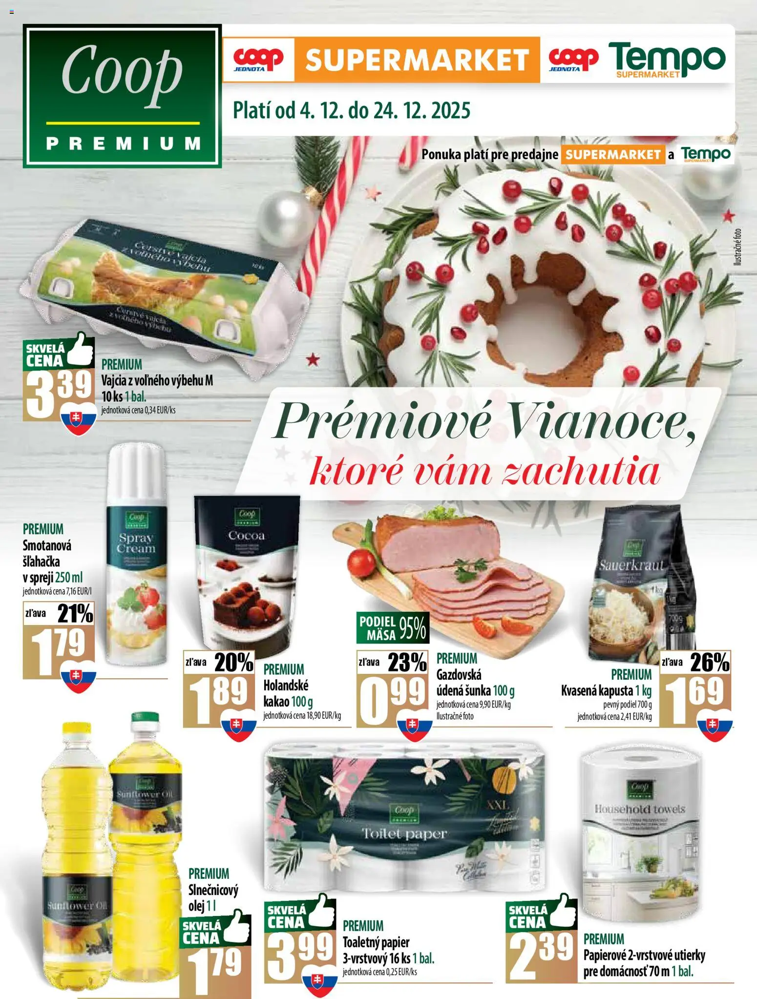 Náhľad COOP Jednota letáku platného od 04.12.2025