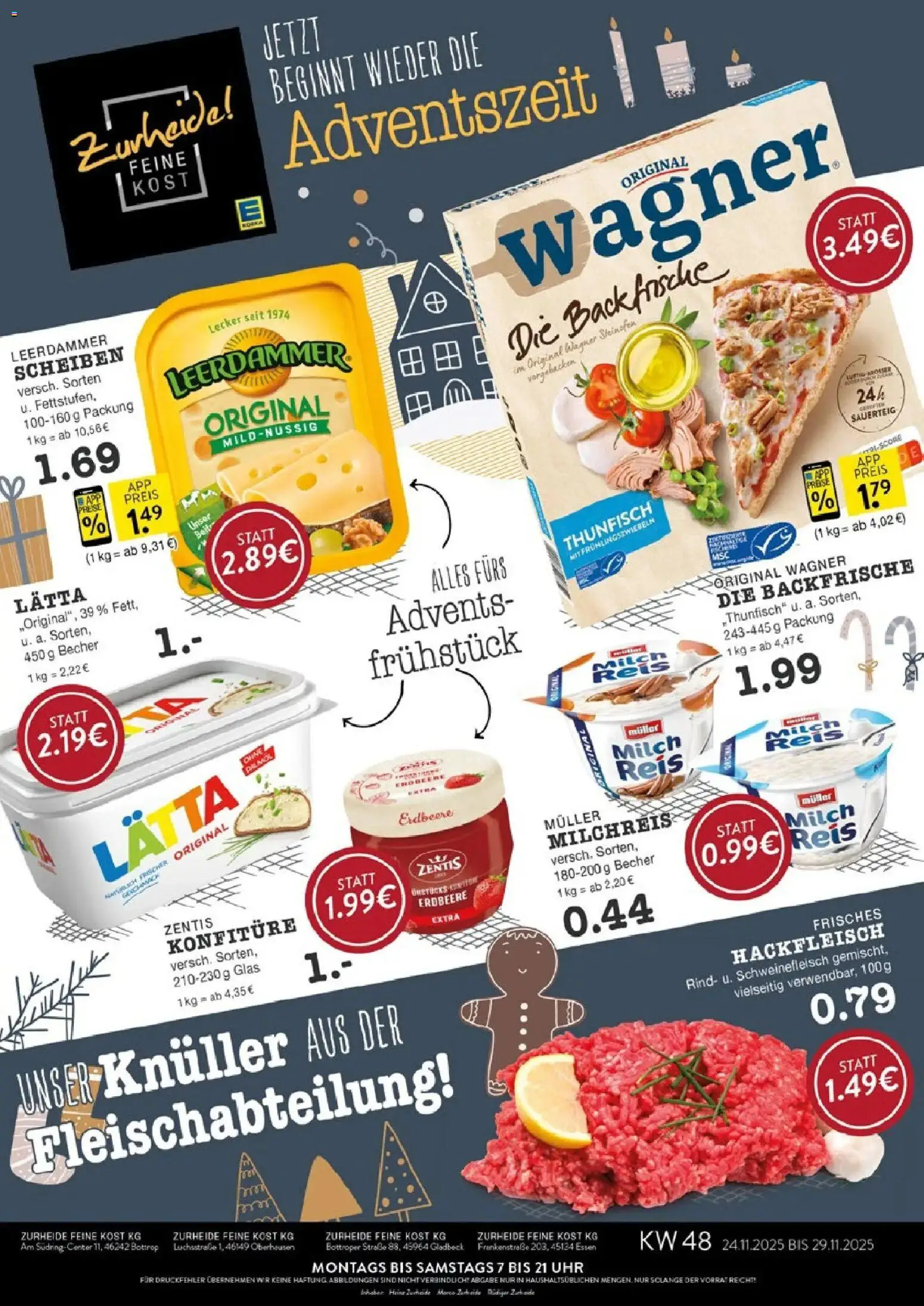 Vorschau von dem Prospekt des Geschäftes Edeka, gültig ab dem 23.11.2025
