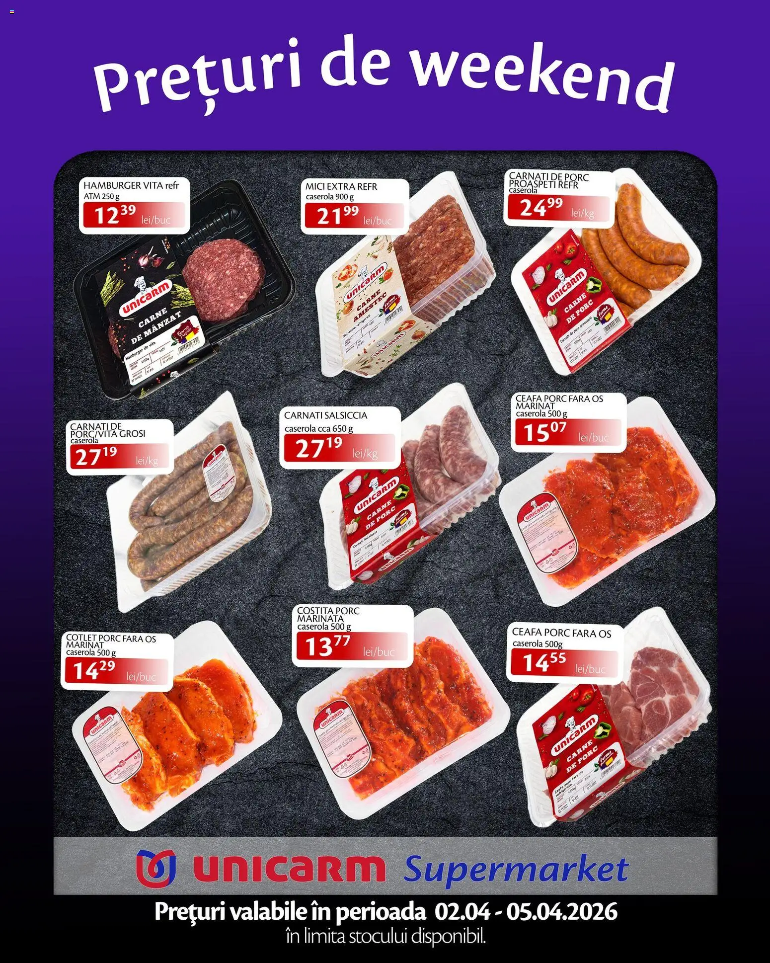 Previzualizarea de cataloage: Unicarm Unicarm Catalog Prețuri de weekend valabil de la 02.04.2026