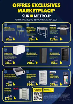 Prévisualisation de METRO catalogue du magasin METRO formulaire valide 26/03/2026