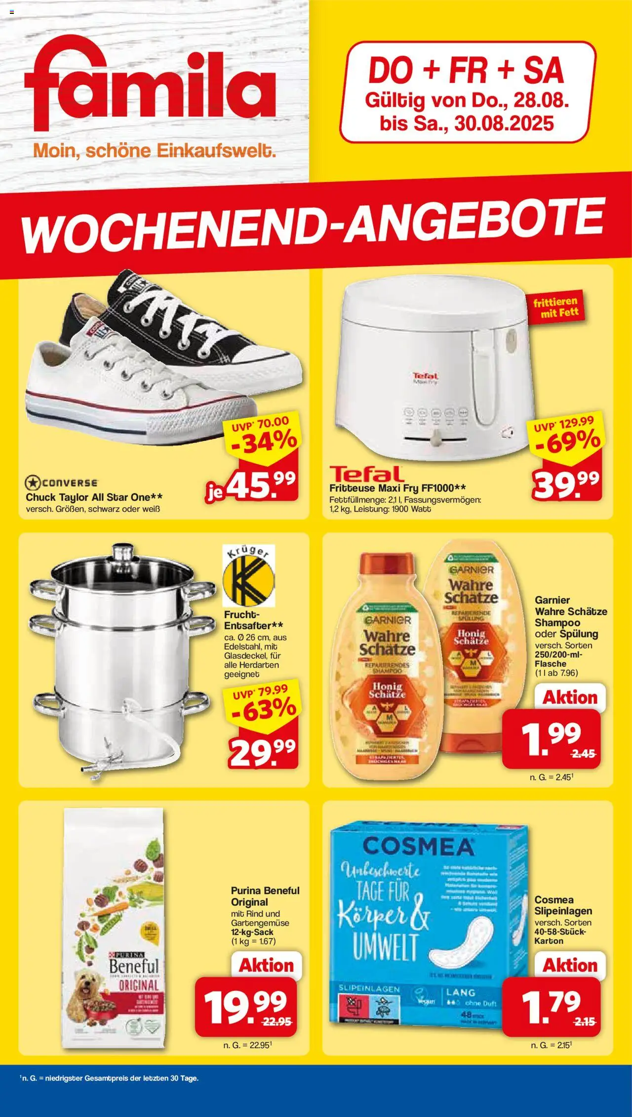 Famila Nordwest Wochenend-angebote (vom 28.08.2025 - 30.08.2025)