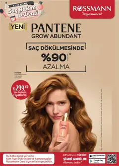 Rossmann Rossmann - Saç Bakım Festivali Kataloğu 01.04.2026 - Broşürünün önizlemesi