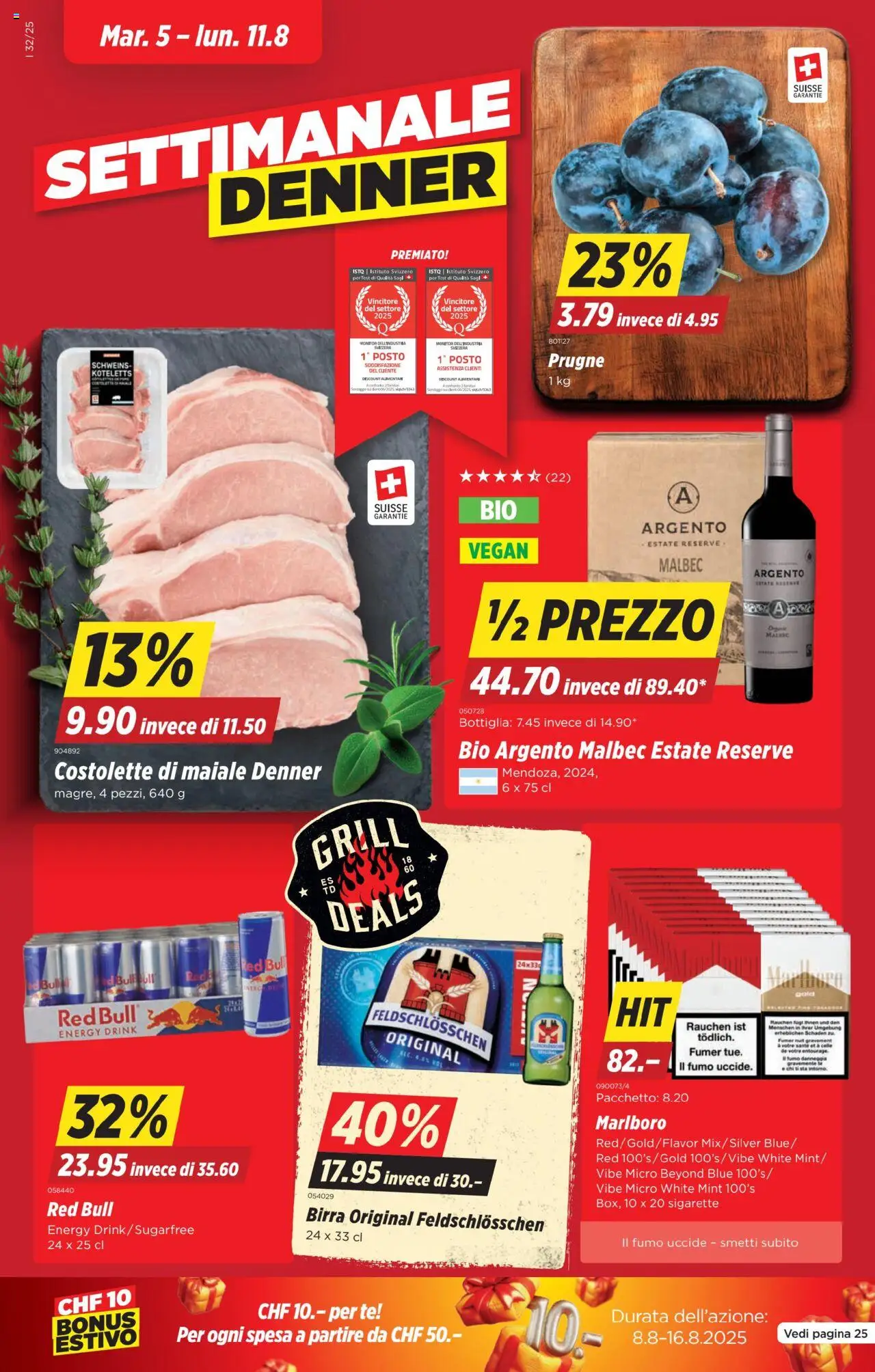 Denner Aktionen IT ab 05.08.2025 - Seitennummer 1