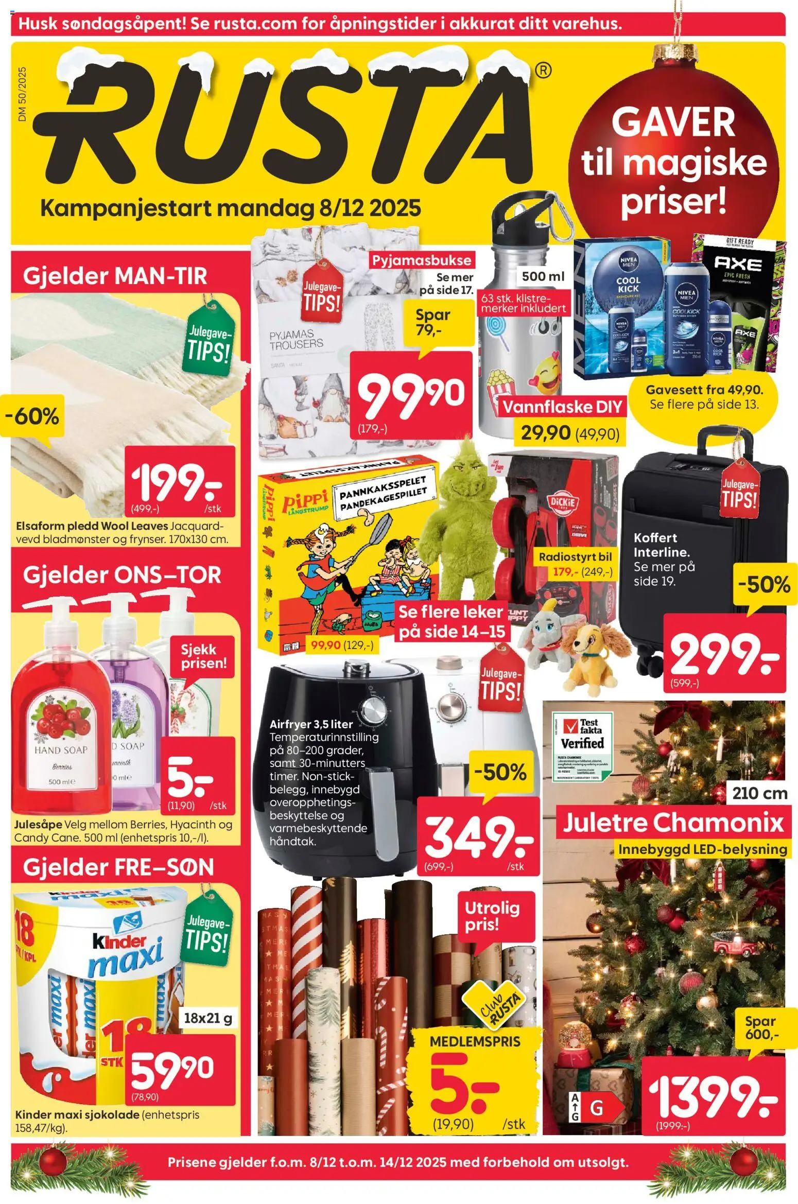 Forhåndsvis Kundeavis fra butikk Rusta gyldig fra 08/12/2025