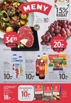 Eksempel på tilbudsavis Tilbudsavis fra butik Meny gyldig fra 17/10/2025