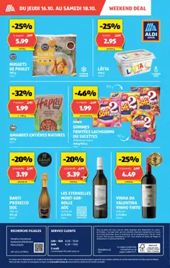 Vorschau des Merkblatts Aktionen FR vom Shop Aldi gültig von 16.10.2025 bis 22.10.2025