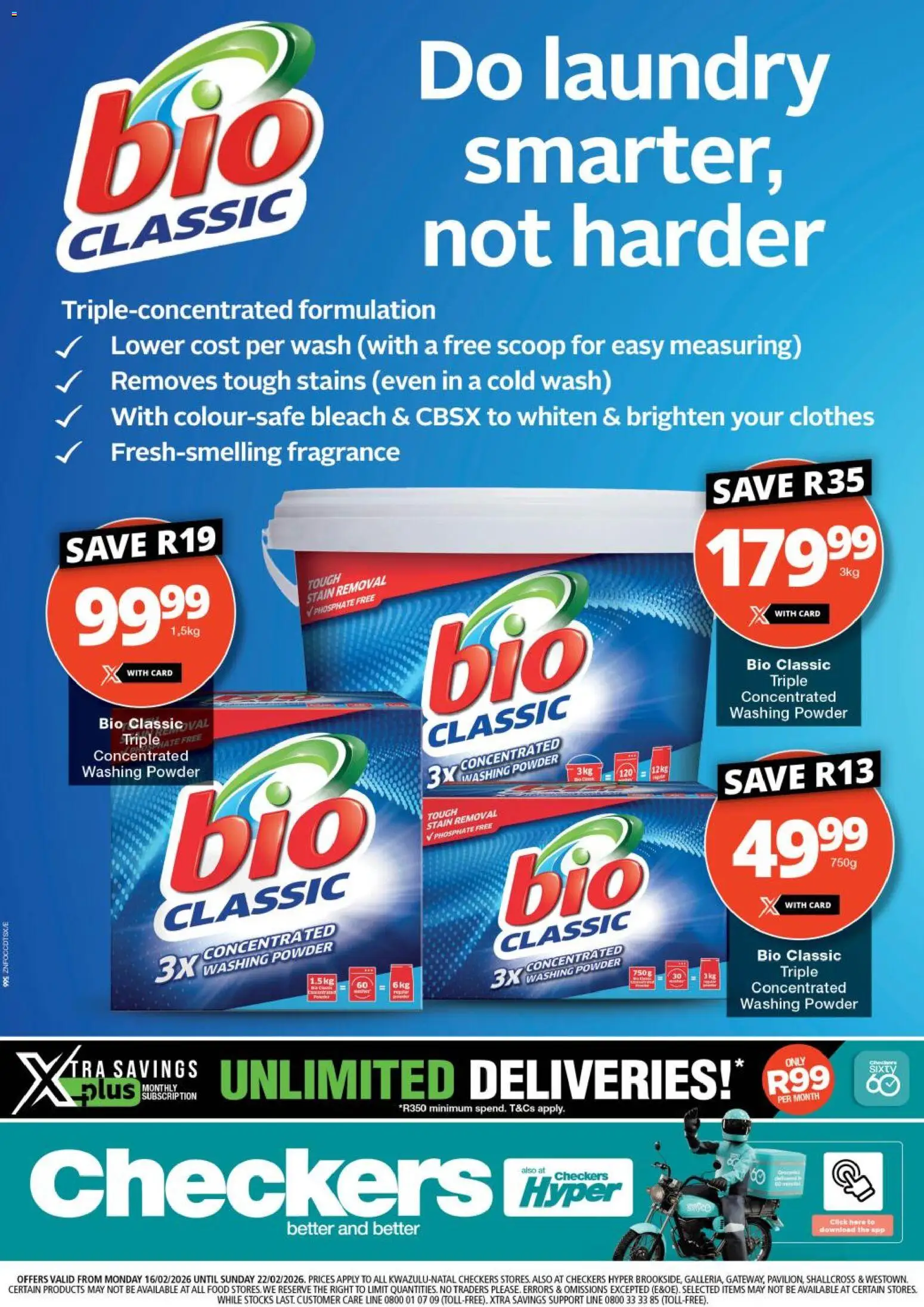 Preview of Checkers flyer valid from 16/02/2026