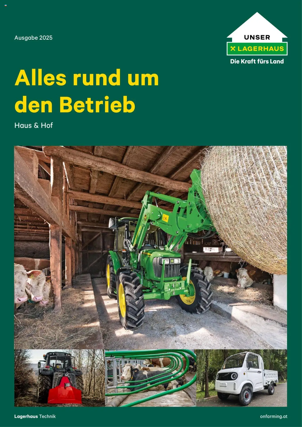  Lagerhaus Alles rund um den Betrieb Haus & Hof ab (von Montag 08.09.2025) - Seite 1