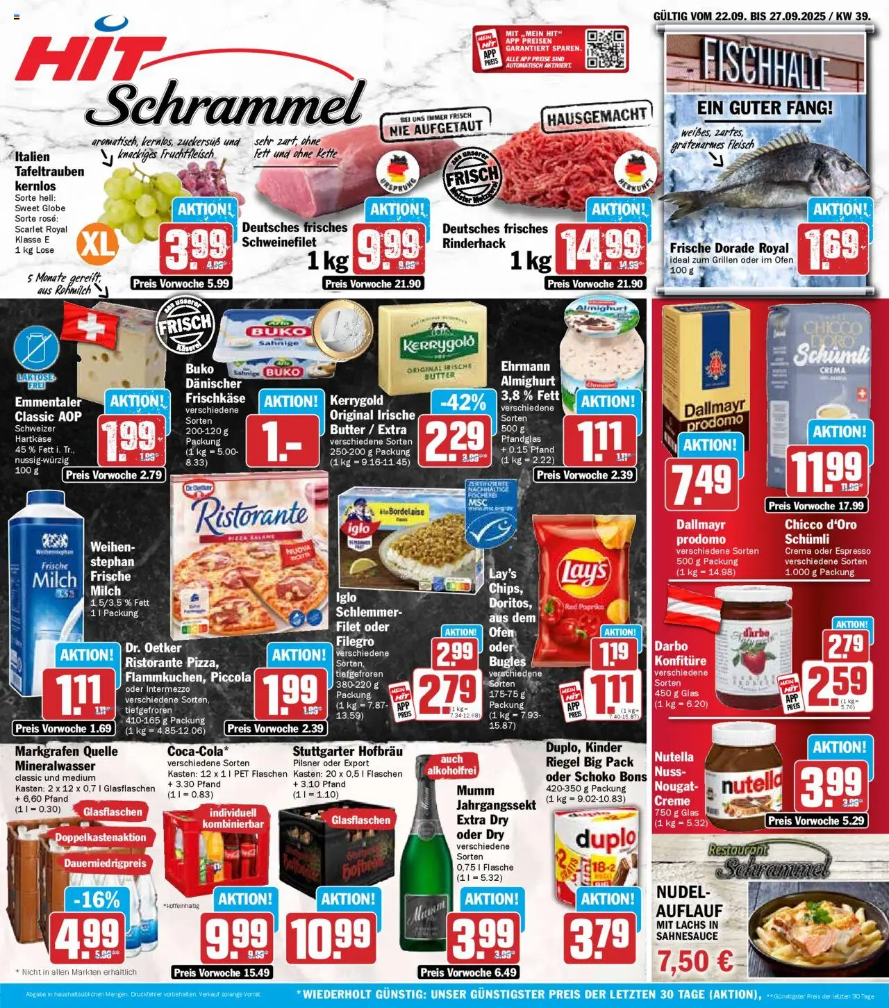 HIT Prospekt ab 22.09.2025 nächste Woche > Baden-Württemberg