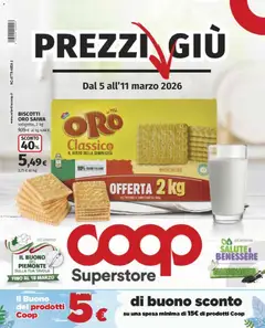 Anteprima dell'opuscolo Coop volantino Superstore Torino dal negozio COOP valido da 05/03/2026