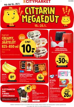 Kaupan K-Citymarket Tarjoukset esikatselu, voimassa 15/01/2026