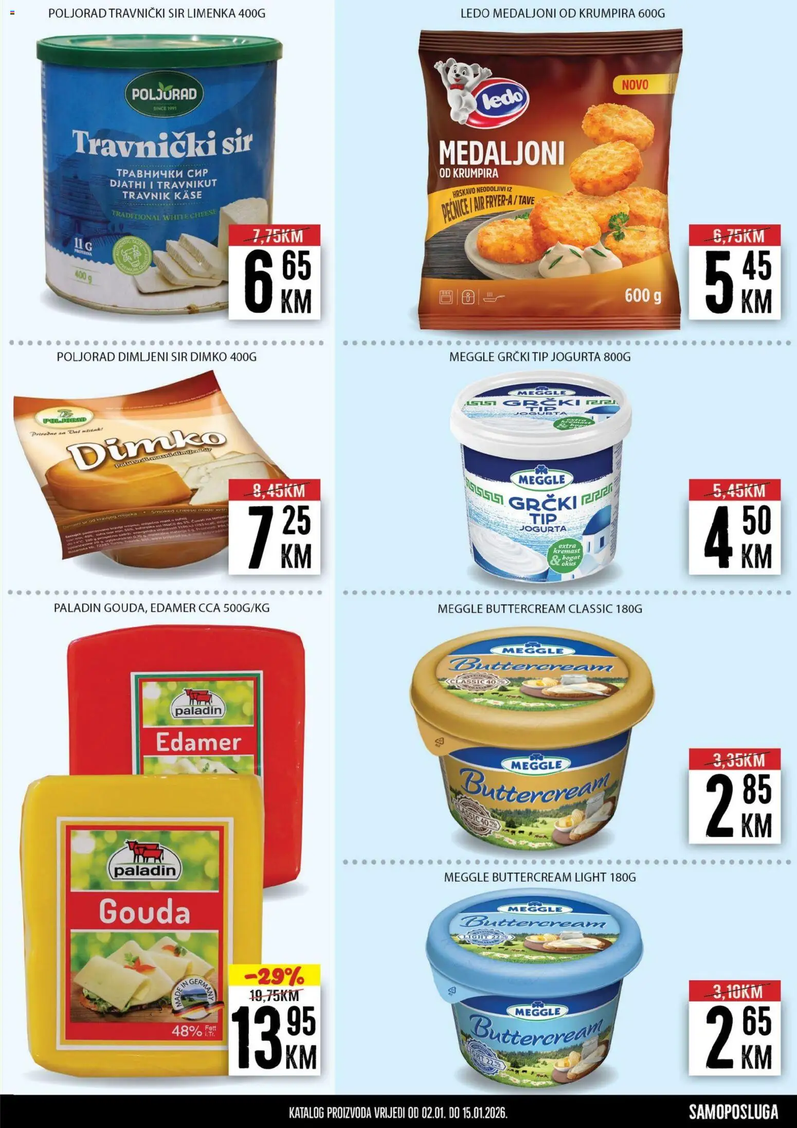 Pregled letka Katalog trgovine Prodex vrijedi od 2026.01.02