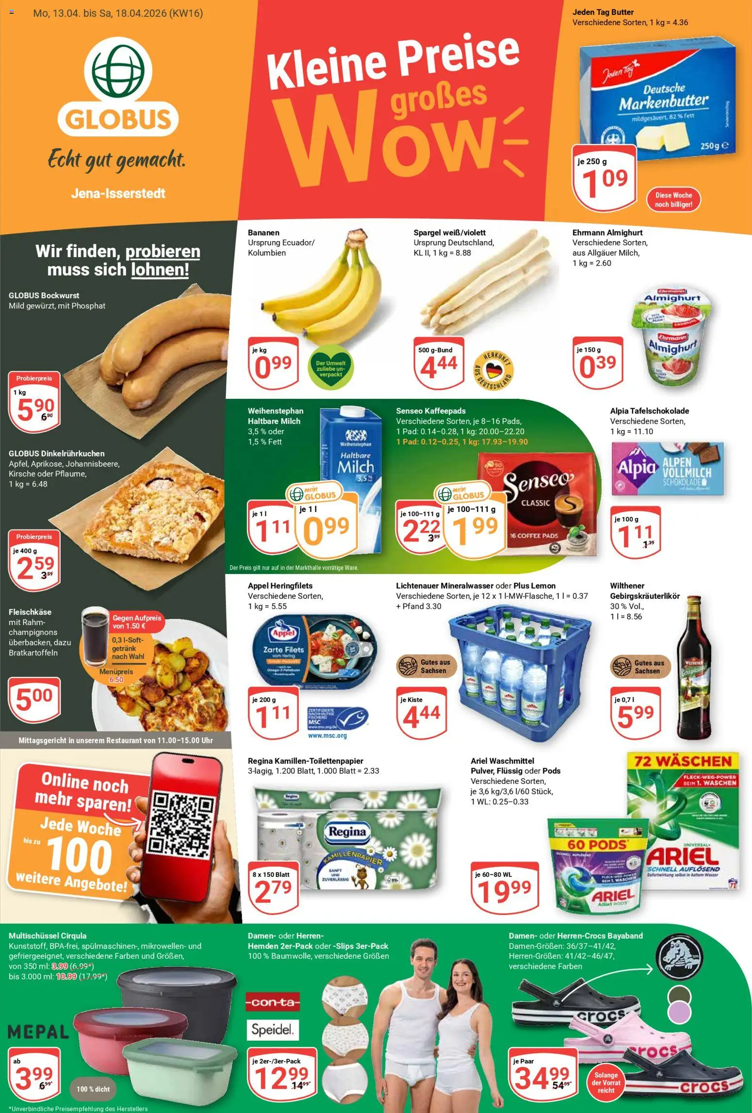 Vorschau von dem Prospekt des Geschäftes Globus, gültig ab dem 13.04.2026