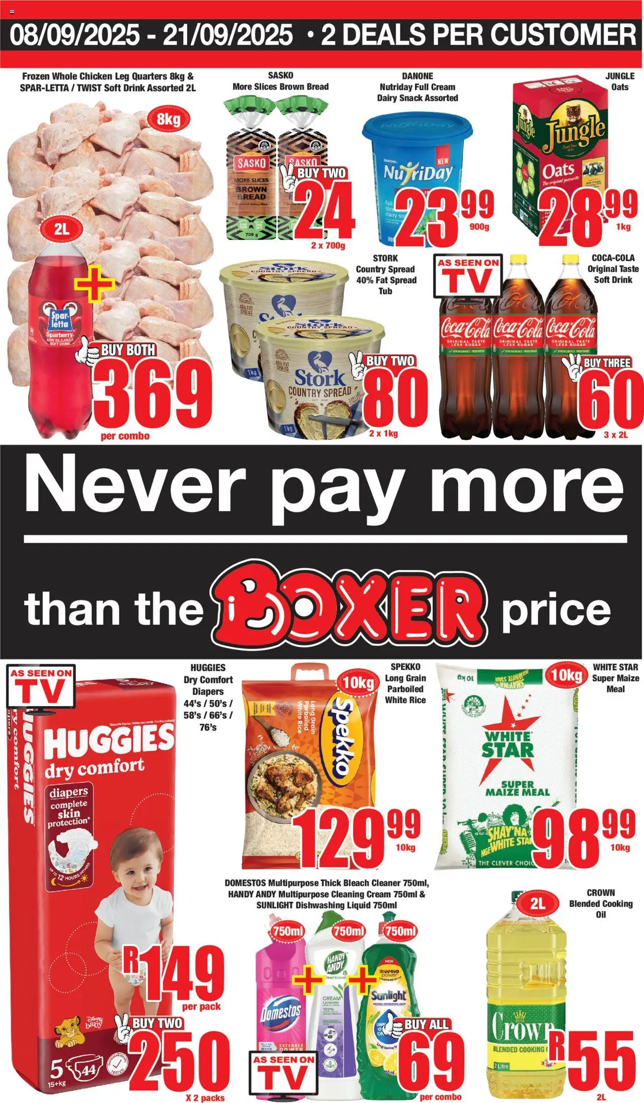 Boxer Western Cape - Specials from 08/09 - 21/09/2025 > Promotions