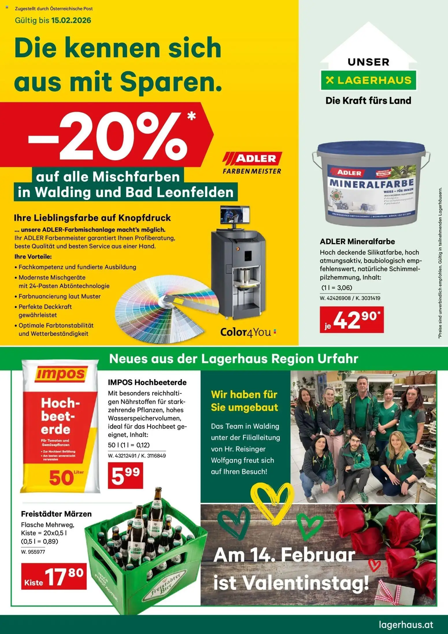 Vorschau der Angebote: Lagerhaus Wochen Angebote gültig ab 01.02.2026