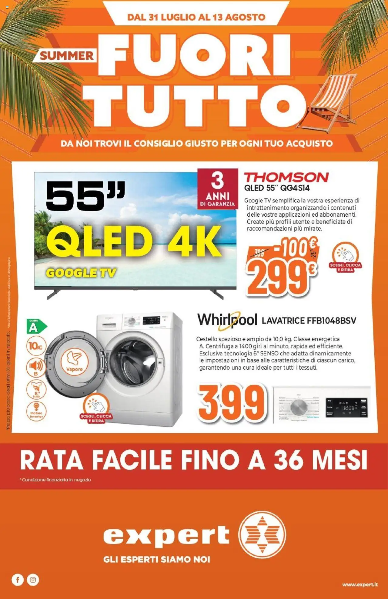 Volantino Expert valido da 31/07/2025 numero di pagina 1