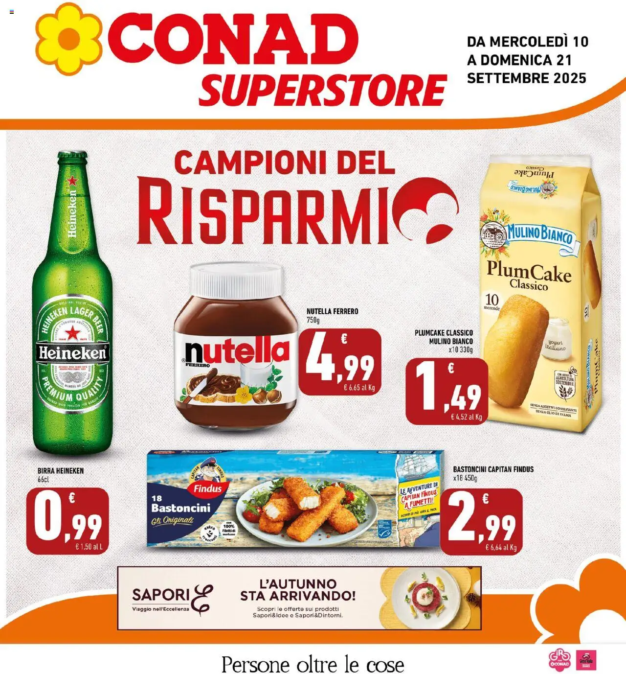 Volantino Conad valido da 10/09/2025 numero di pagina 1