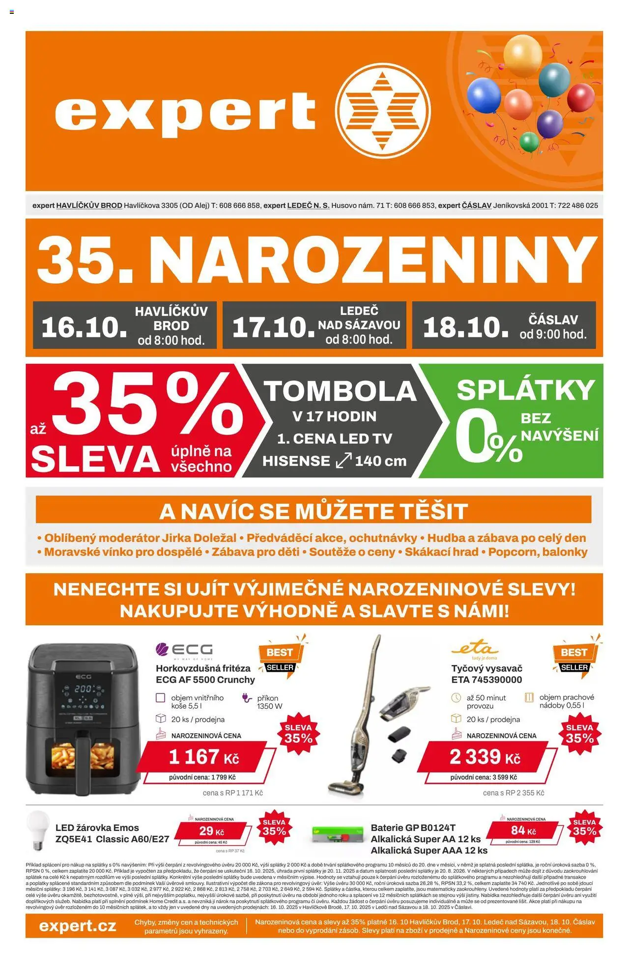  Expert elektro Leták (16.10.2025 - 18.10.2025)