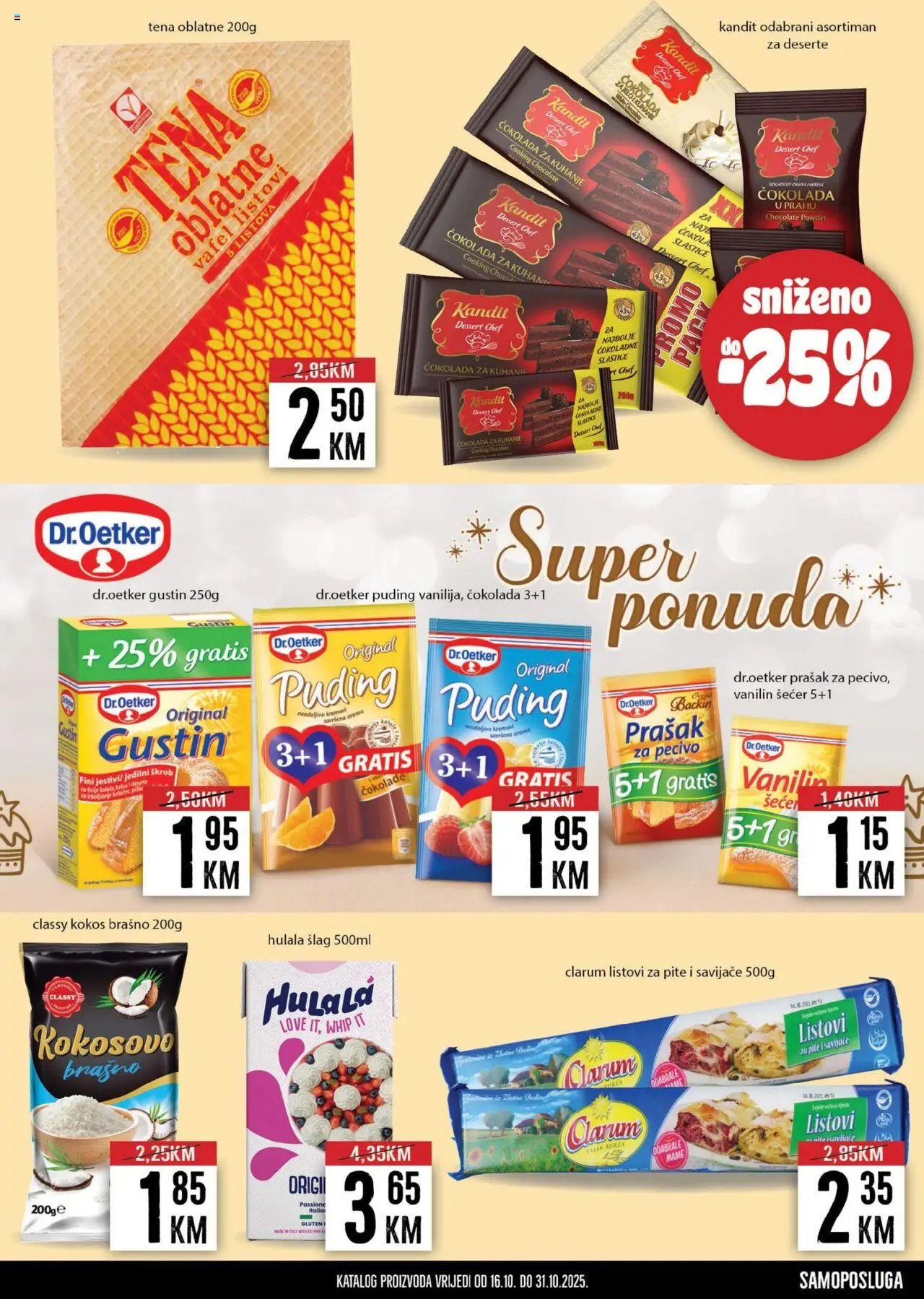 Pregled letka Katalog trgovine Prodex vrijedi od 2025.10.16