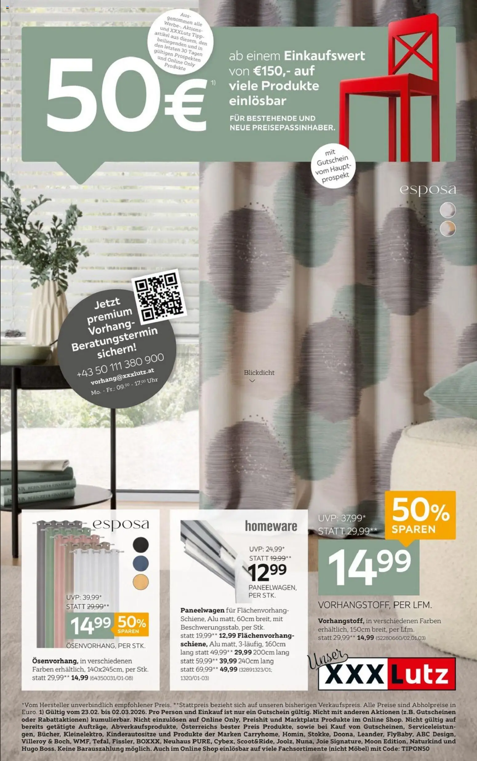 Vorschau der Angebote: XXXLutz Heimtextilien gültig ab 23.02.2026