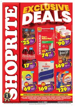 Preview of Shoprite flyer valid from 23/02/2026