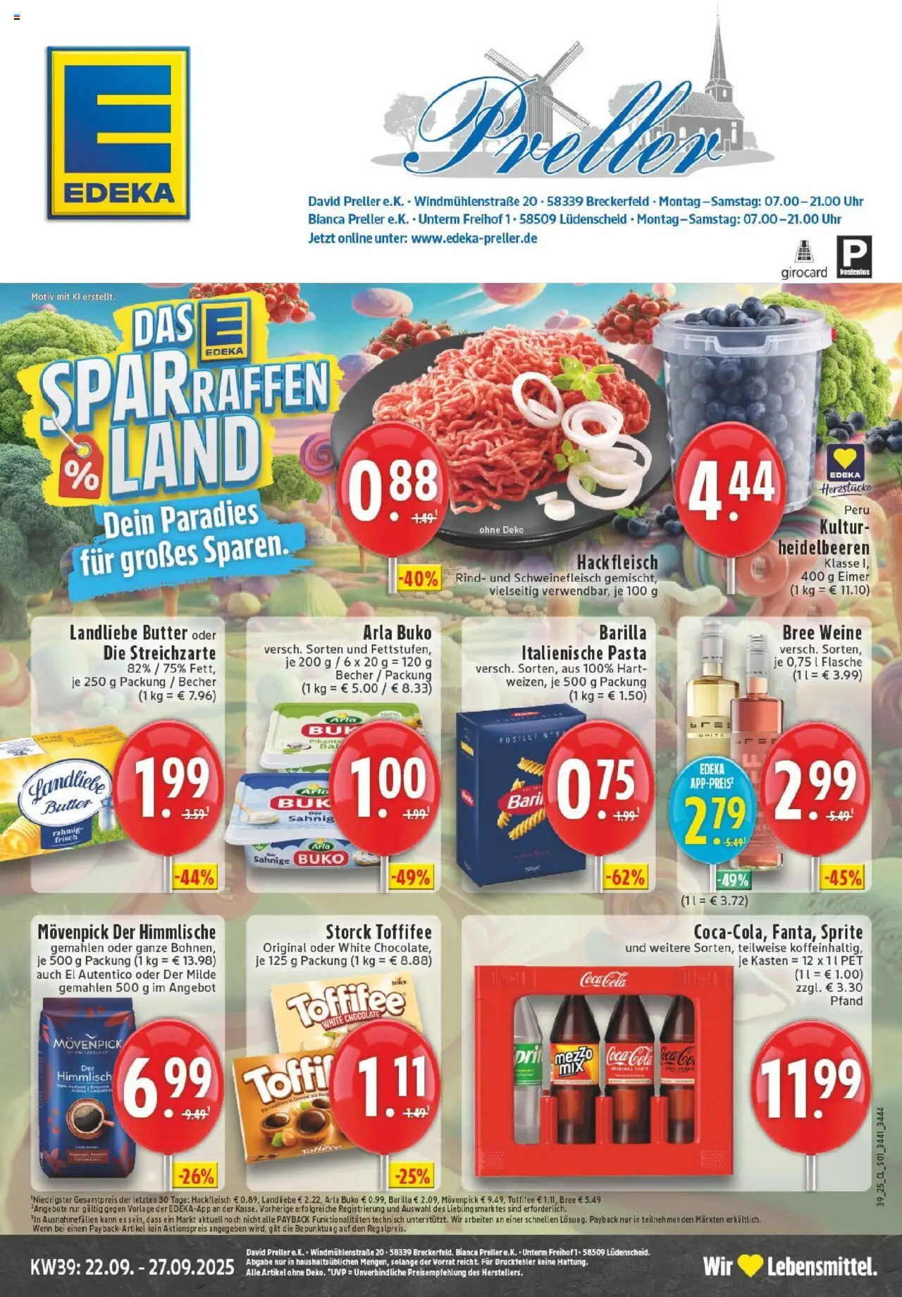 EDEKA Prospekt ab 21.09.2025 - Prospekt Luedenscheid Online