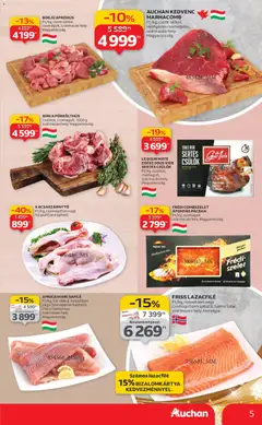 Auchan - Akciós újság Auchan megtekintése, amely érvényes 2025.12.11.-től | Oldal: 5