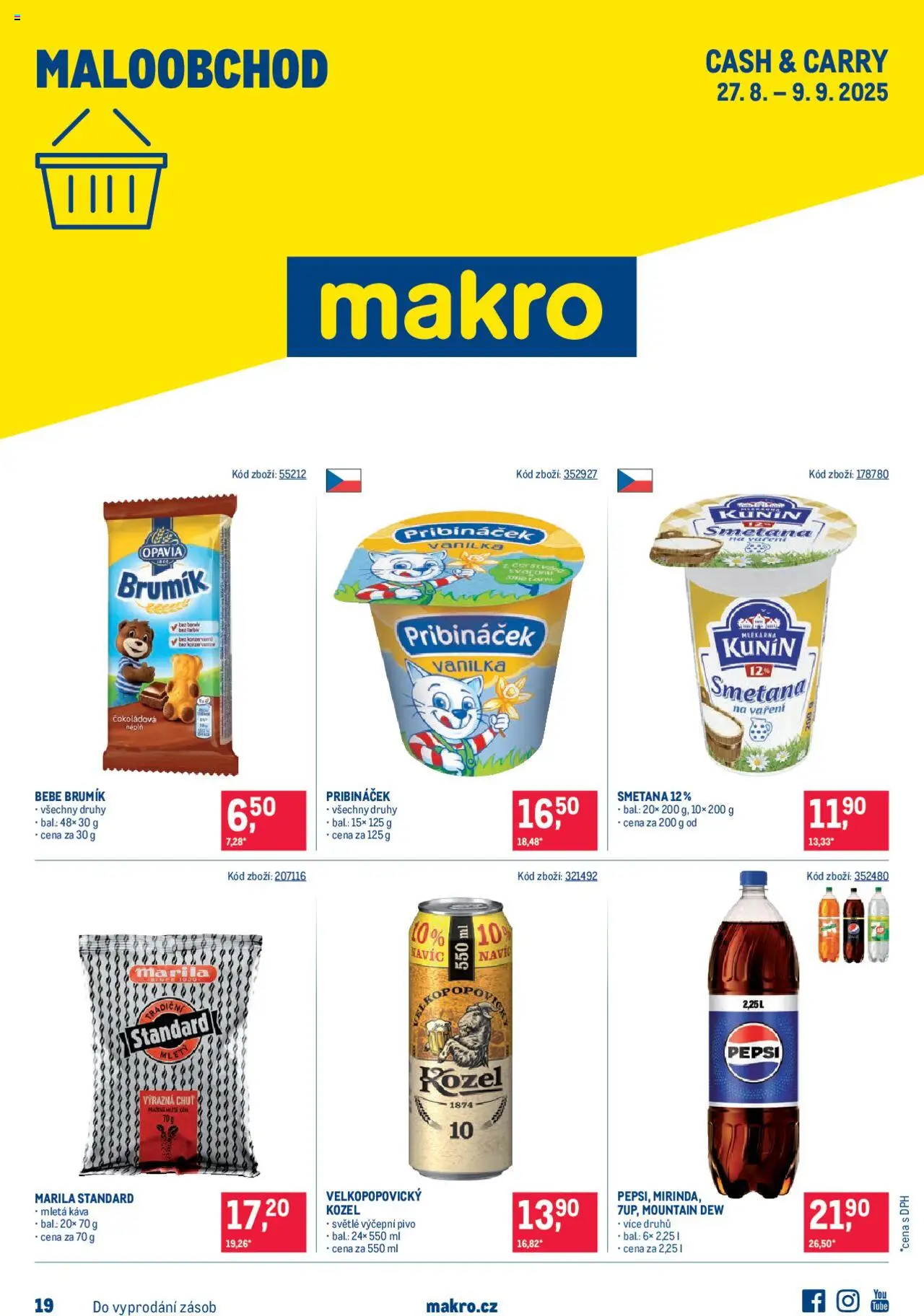  Makro Leták - Maloobchod od 27.08.2025 - Akce Makro