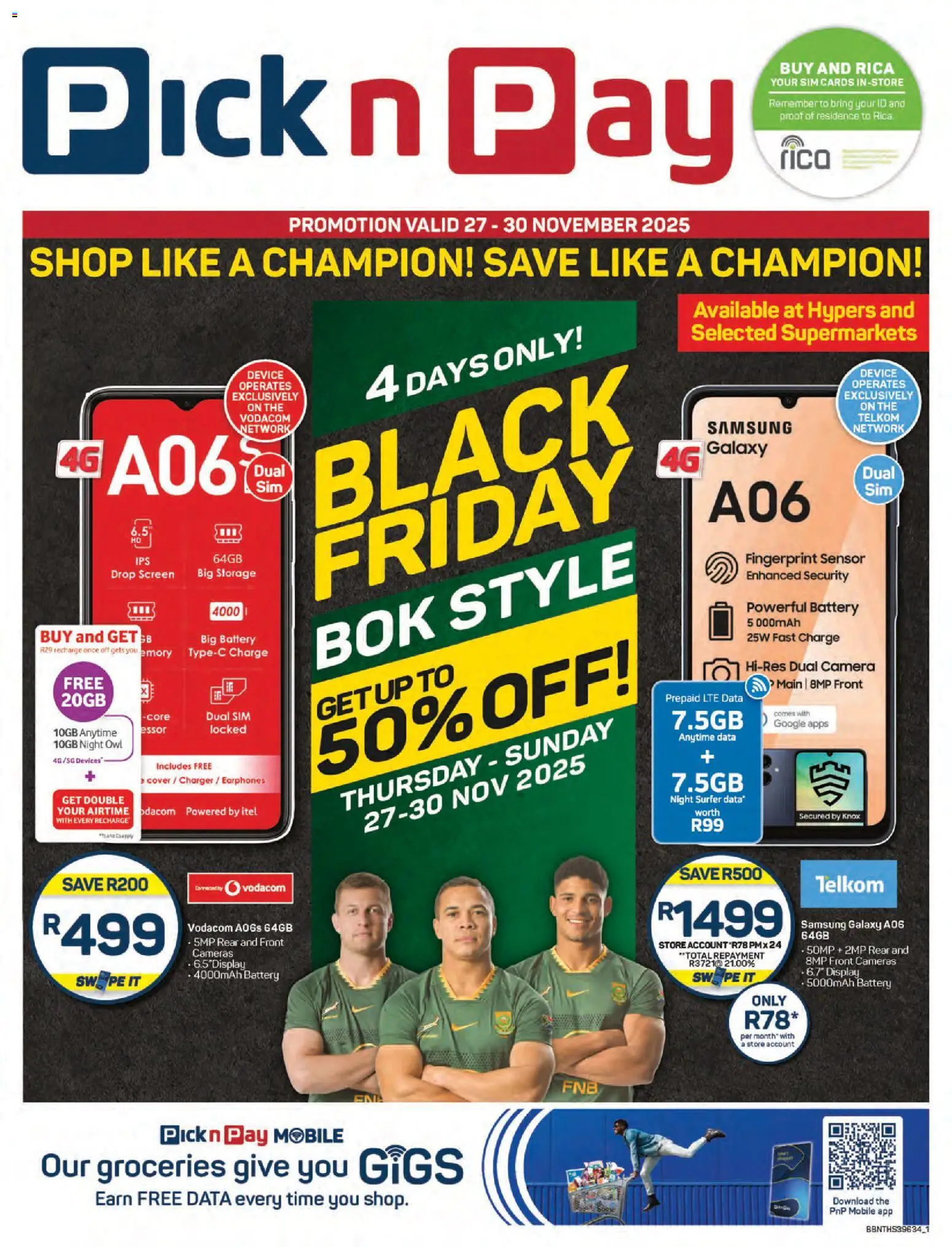Preview of Pick n Pay flyer valid from 27/11/2025