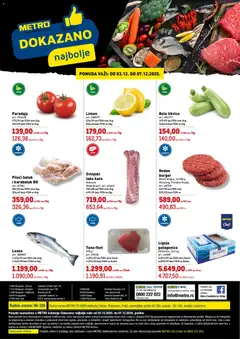 Pregled Metro kataloga - važi od 03.12.2025