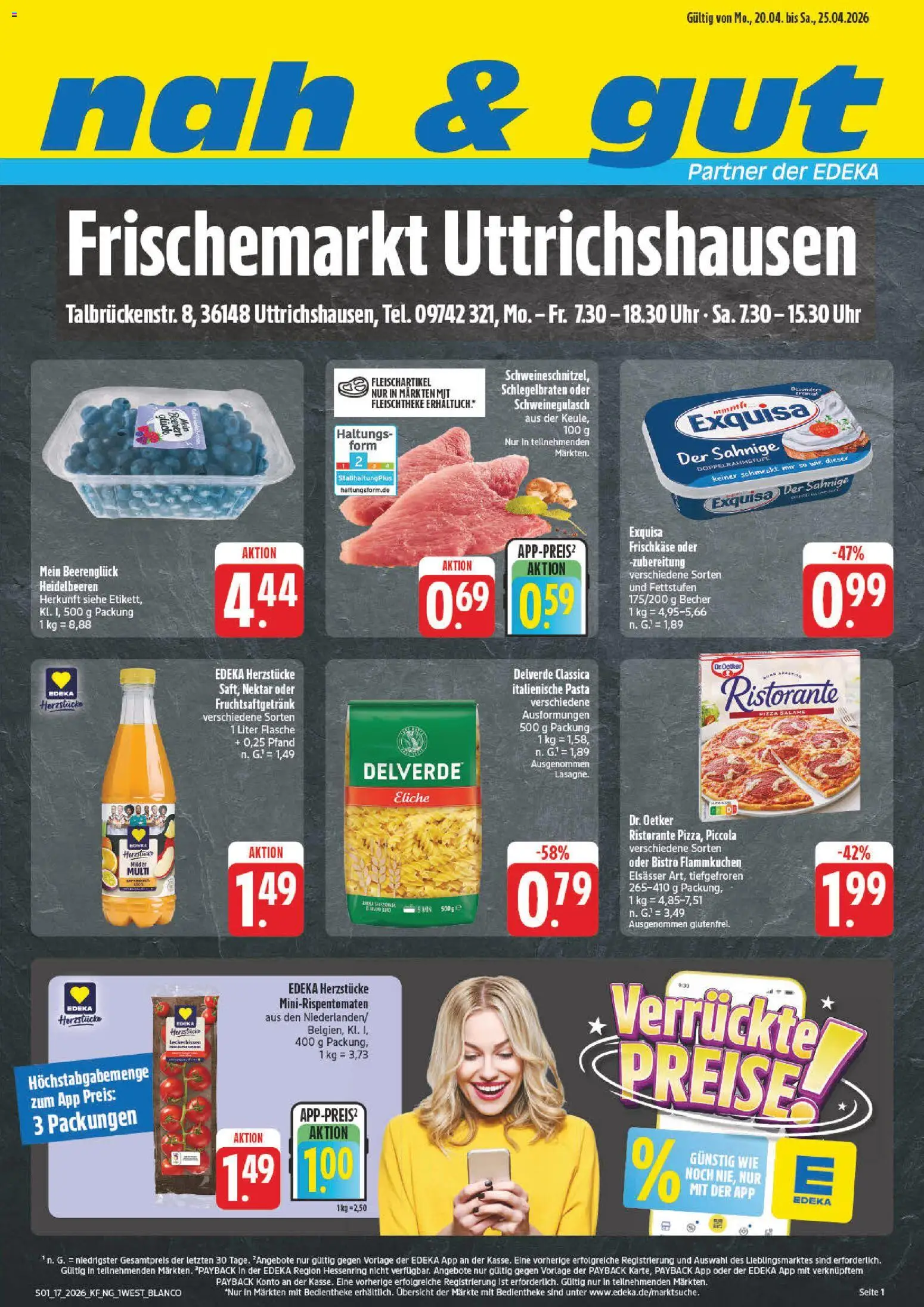 Vorschau von dem Prospekt des Geschäftes nah & gut, gültig ab dem 20.04.2026