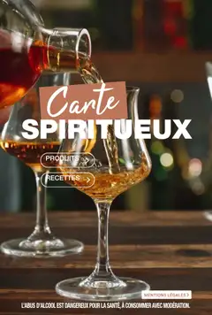 Prévisualisation de Carte spiritueux du magasin Promocash formulaire valide 19/11/2025