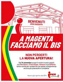Anteprima dell'opuscolo Volantino Magenta dal negozio Iper valido da 14/11/2025