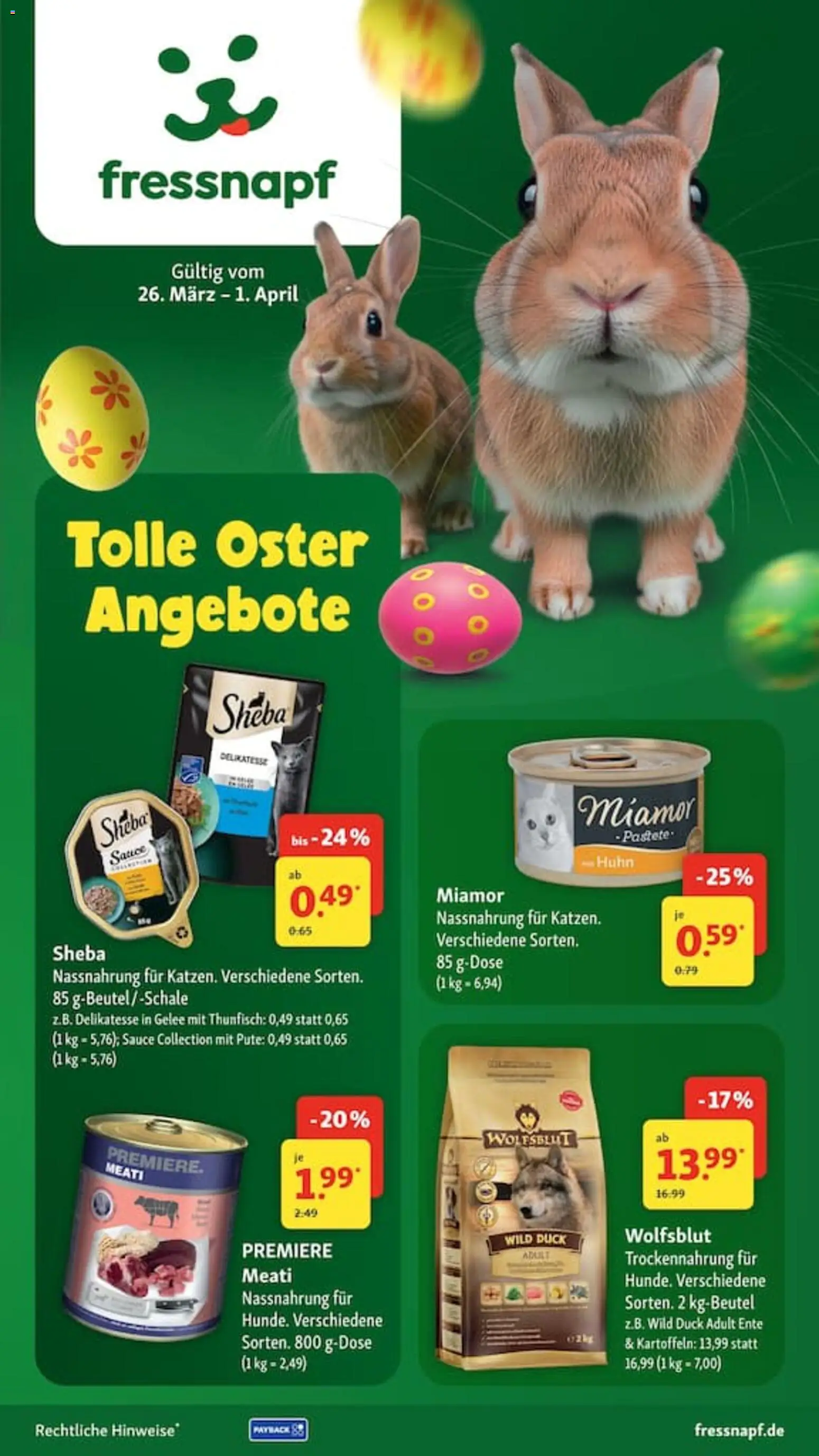 Vorschau von dem Prospekt des Geschäftes Fressnapf, gültig ab dem 26.03.2026