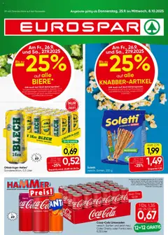 Vorschau der Angebote: Eurospar Wien gültig ab 25.09.2025
