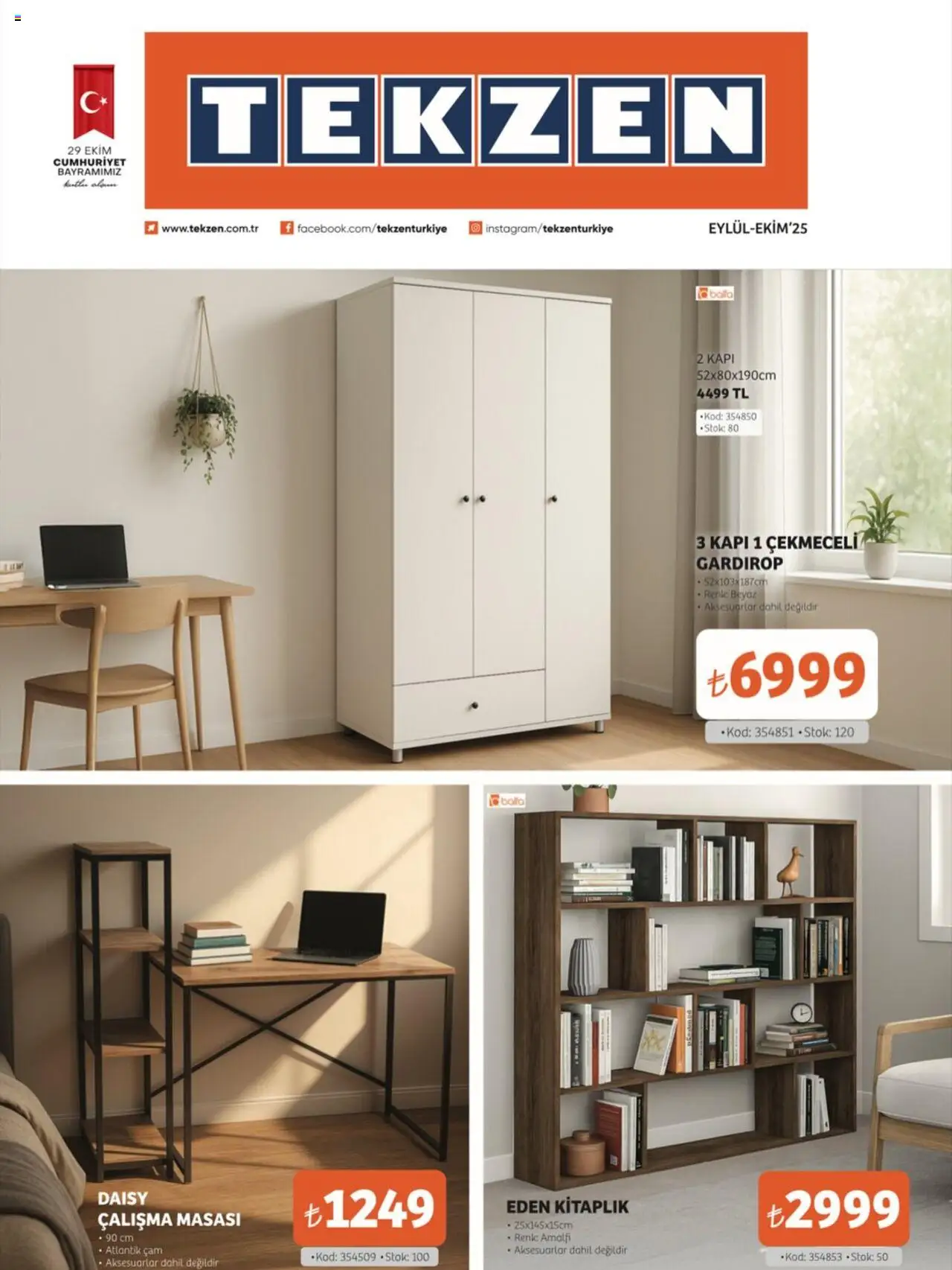 Tekzen Katalog (01 Eylül 2025 - 31 Ekim 2025) - Sayfa numarası 1
