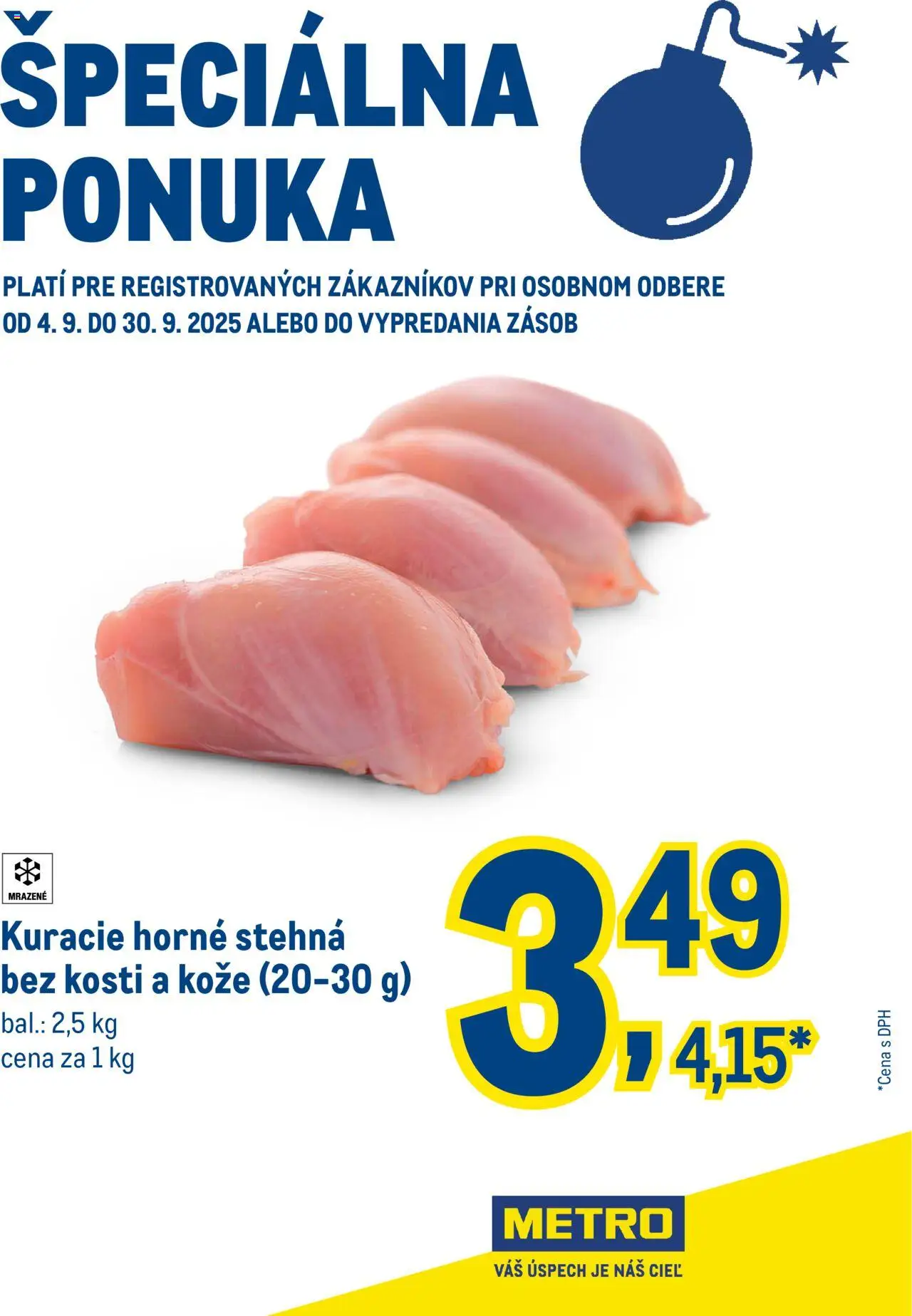 Metro Špeciálna ponuka (04.09. - 30.09.2025) - Akčná ponuka