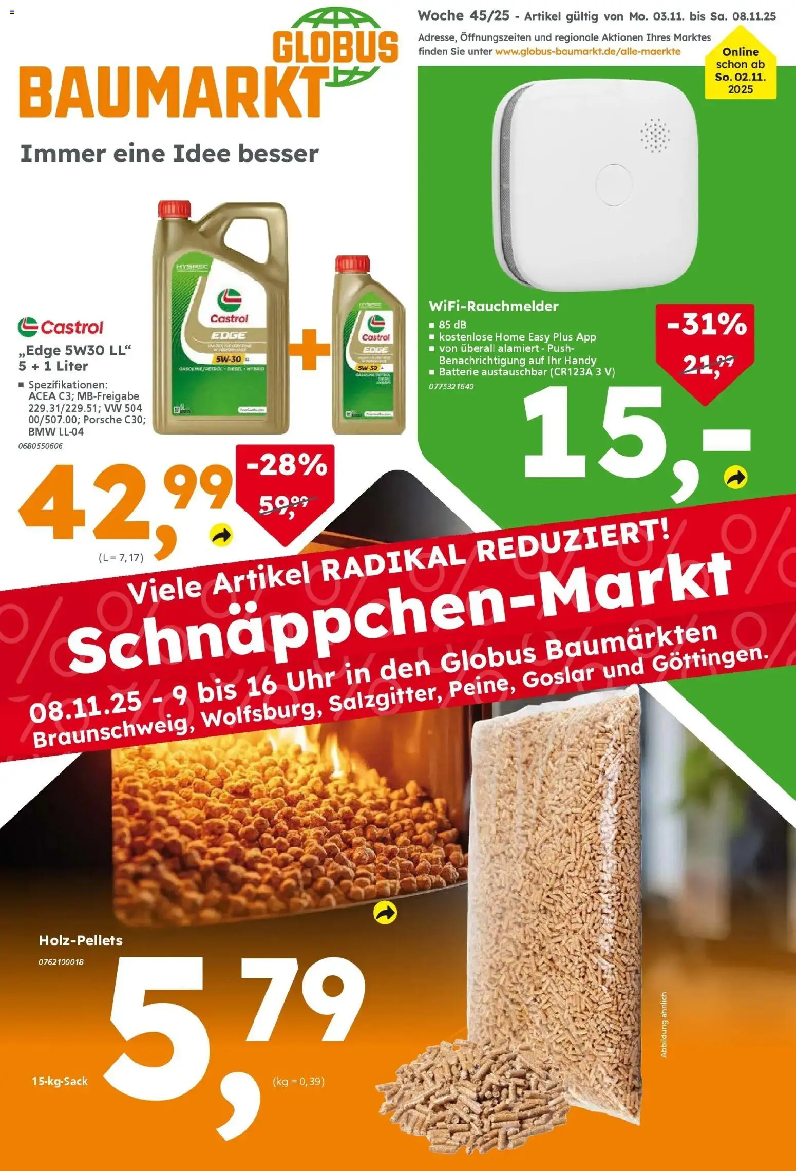 Vorschau von dem Prospekt des Geschäftes Globus Baumarkt, gültig ab dem 03.11.2025