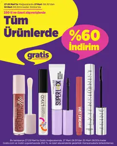 Gratis Gratis İndirim 27.03.2026 - Broşürünün önizlemesi