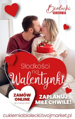 Pogląd gazetki "Walentynki na słodko" ze sklepu Twój Market ważnej od 30.01.2026