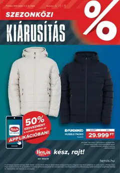 Hervis Sports - Akciós újság Hervis Sports megtekintése, amely érvényes 2025.10.07.-től