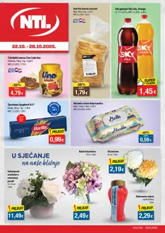 Pregled letka Katalog Zapad trgovine NTL vrijedi od 22.10.2025