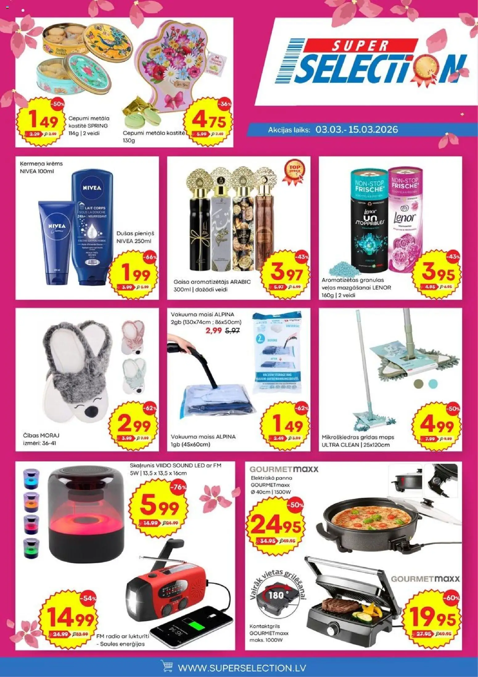 Skatīt Super Selection akciju bukletu, derīgs no 03.03.2026.
