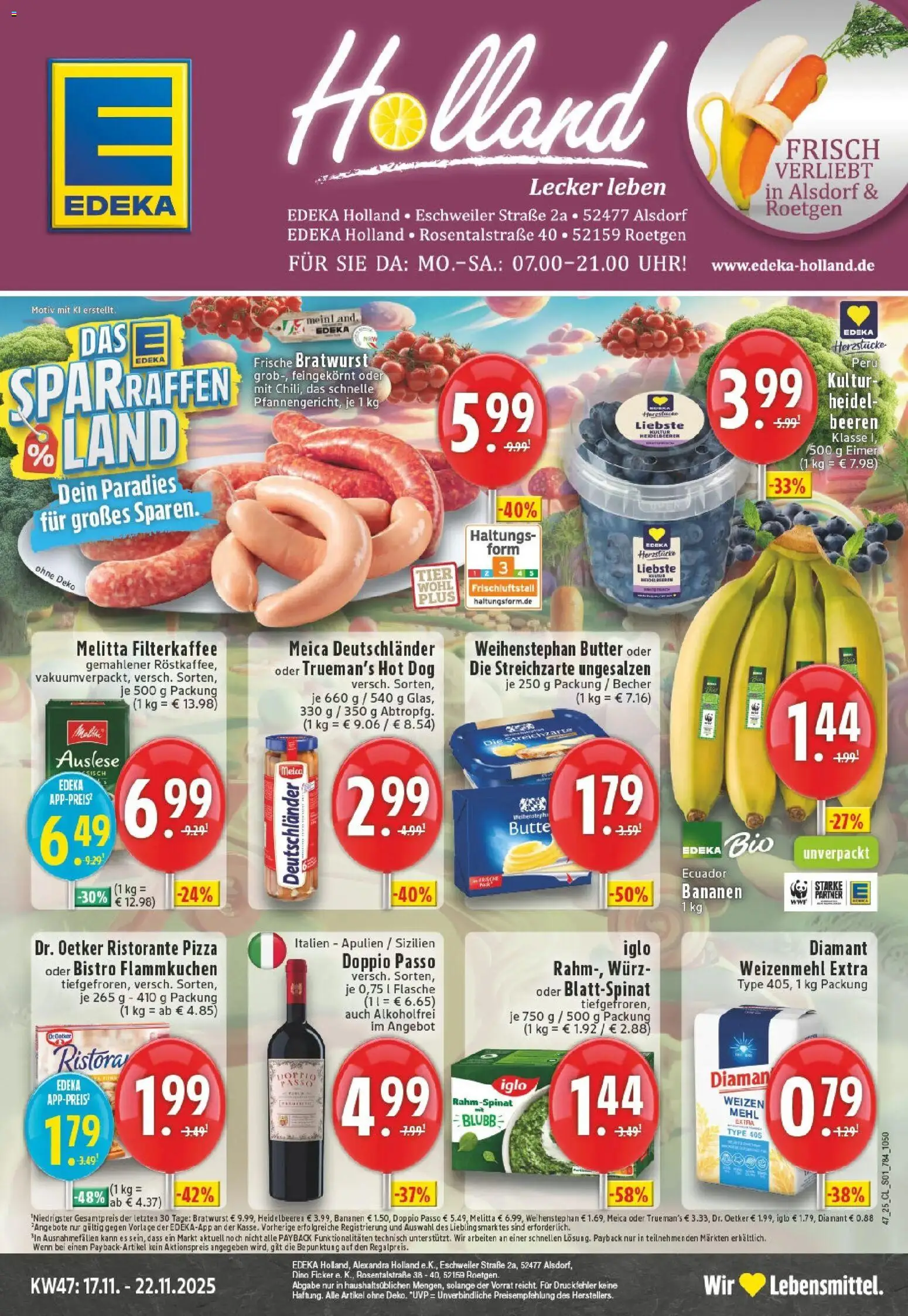 Vorschau von dem Prospekt des Geschäftes Edeka, gültig ab dem 17.11.2025