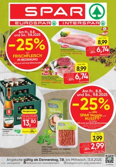 Vorschau der Angebote: Spar Aktuelle Angebote gültig ab 07.08.2025